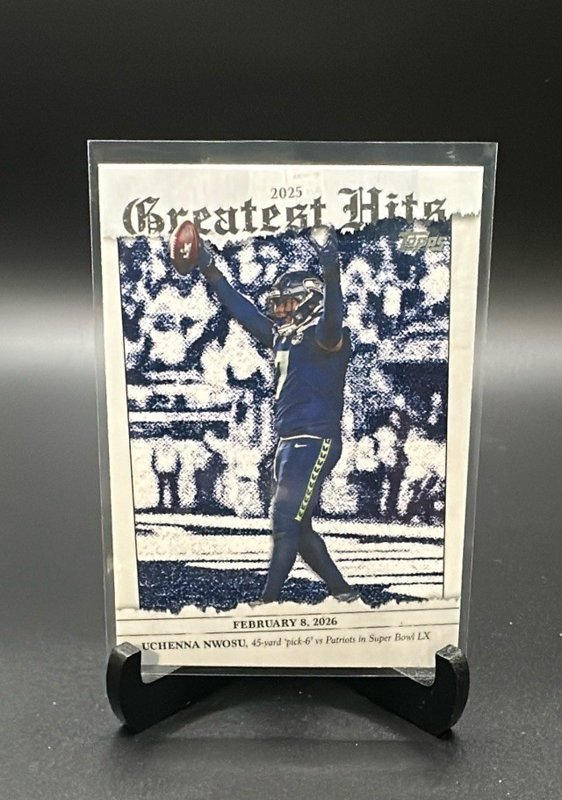 2026 Topps Flagship #25GH-UN Uchenna Nwosu 2025 Greatest Hits