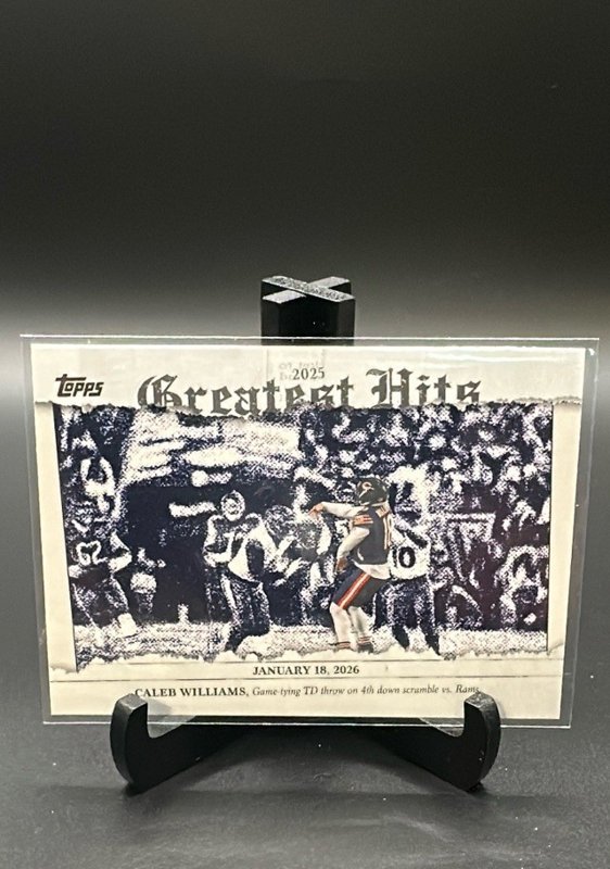 2026 Topps Flagship #25GH-CWI Caleb Williams 2025 Greatest Hits