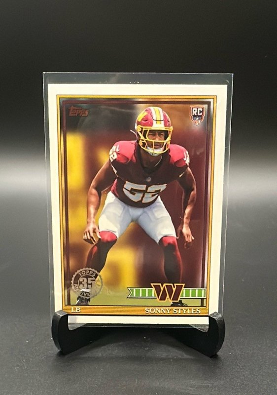 2026 Topps Flagship #91TR-47 Sonny Styles 1991 Topps Football Rookies