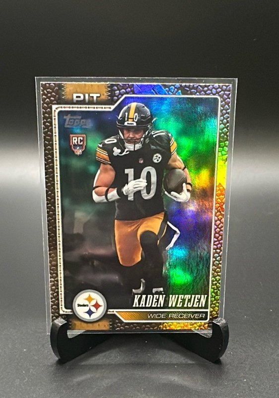 2026 Topps Flagship #370 Kaden Wetjen Football Leather Foil