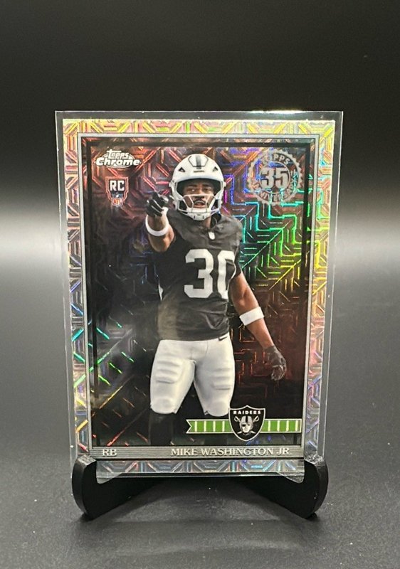 2026 Topps Flagship Mike Washington Jr. 1991 Topps Football Rookies Chrome