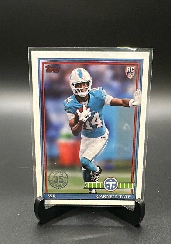 2026 Topps Flagship #91TR-18 Carnell Tate 1991 Topps Football Rookies
