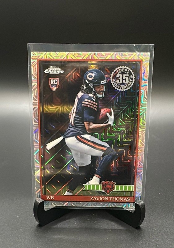 2026 Topps Flagship #91TRC-17 Zavion Thomas 1991 Topps Football Rookies Chrome