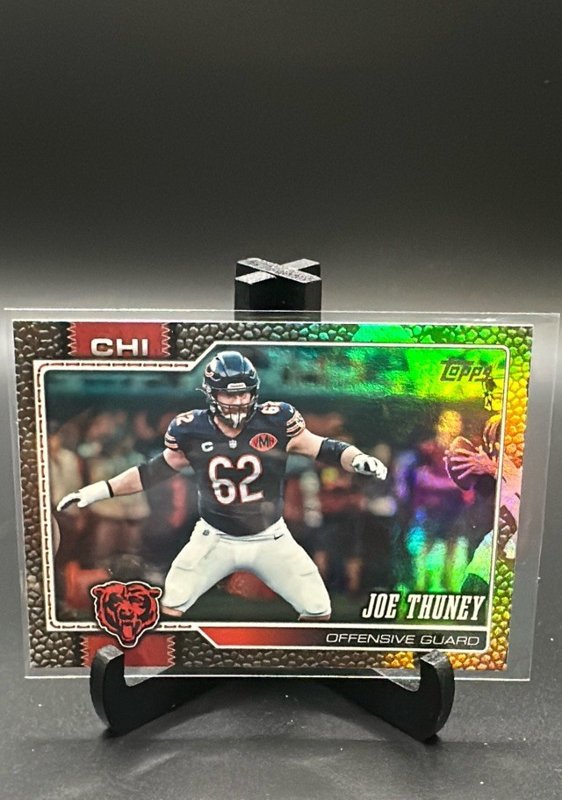 2026 Topps Flagship #213 Joe Thuney Football Leather Foil