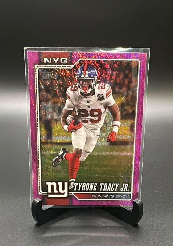 2026 Topps Flagship #152 Tyrone Tracy Jr. Pink Holo Foil