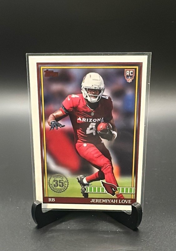 2026 Topps Flagship #91TR-9 Jeremiyah Love 1991 Topps Football Rookies