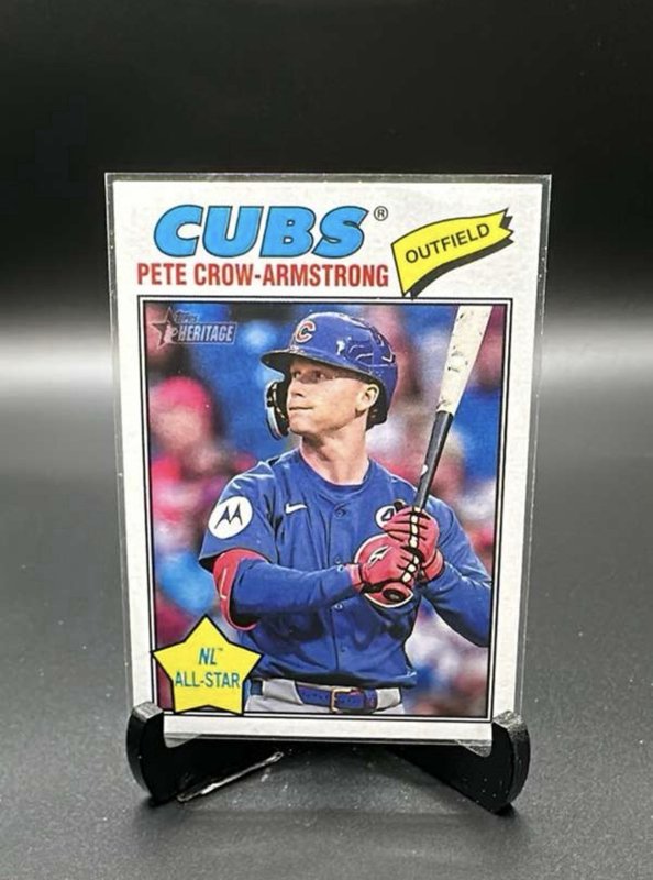 2026 Topps Heritage All Star Logo Variation SP Pete Crow-Armstrong Chicago Cubs