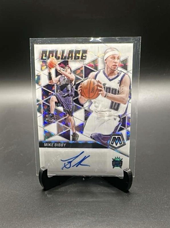 2023-24 MIKE BIBBY 10/25 AUTO PANINI MOSAIC COLLAGE White AUTOGRAPHS