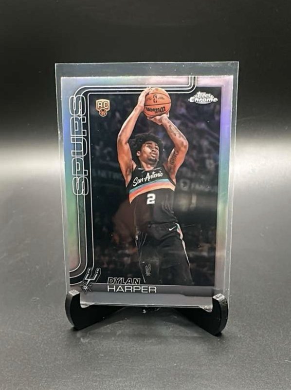 2025-26 Topps Chrome Update Dylan Harper #152 Refractor Rookie RC Spurs