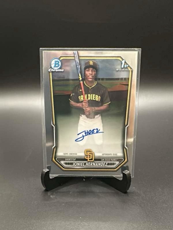 2026 Bowman Chrome Joniel Hernandez 1st Bowman Auto #CPA-JHE Padres Giants