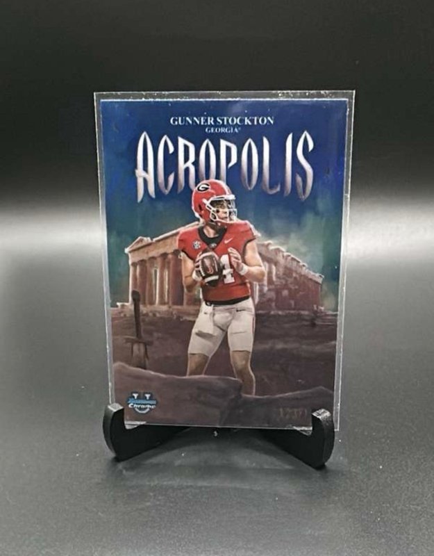 Gunner Stockton 2025 Bowman U Chrome Acropolis Insert True Blue Refractor /150