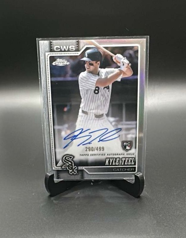 2026 Topps Chrome Kyle Teel RC Refractor Autograph/499 Chicago White Sox