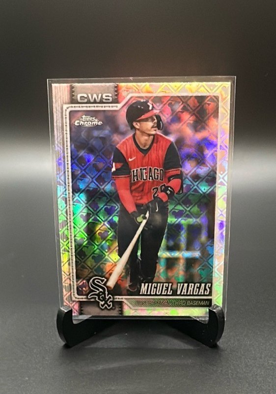 2026 Topps Chrome Logofractor Edition #49 Miguel Vargas
