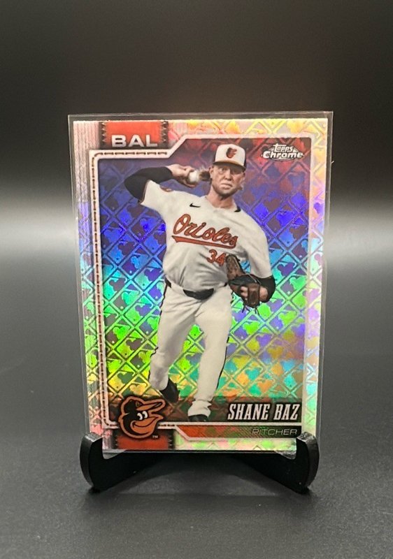 2026 Topps Chrome Logofractor Edition #114 Shane Baz