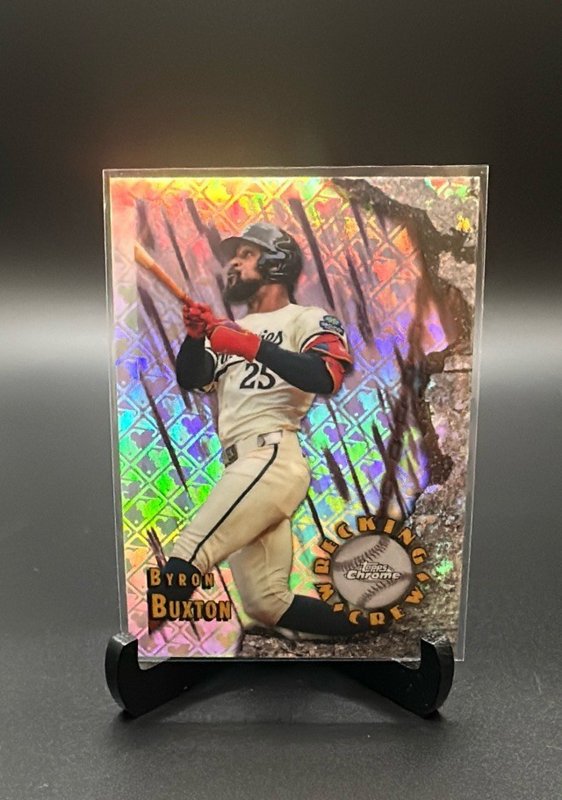 2026 Topps Chrome #WC-11 Byron Buxton Wrecking Crew Logofractor