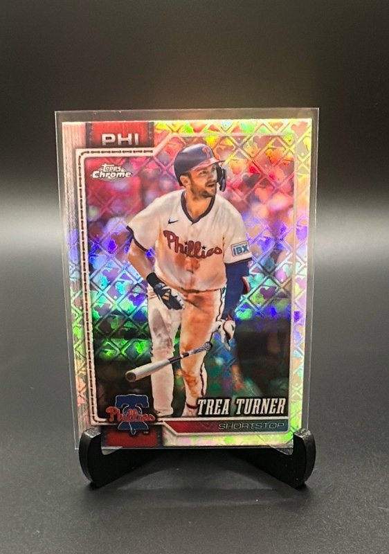 2026 Topps Chrome Logofractor Edition #5 Trea Turner