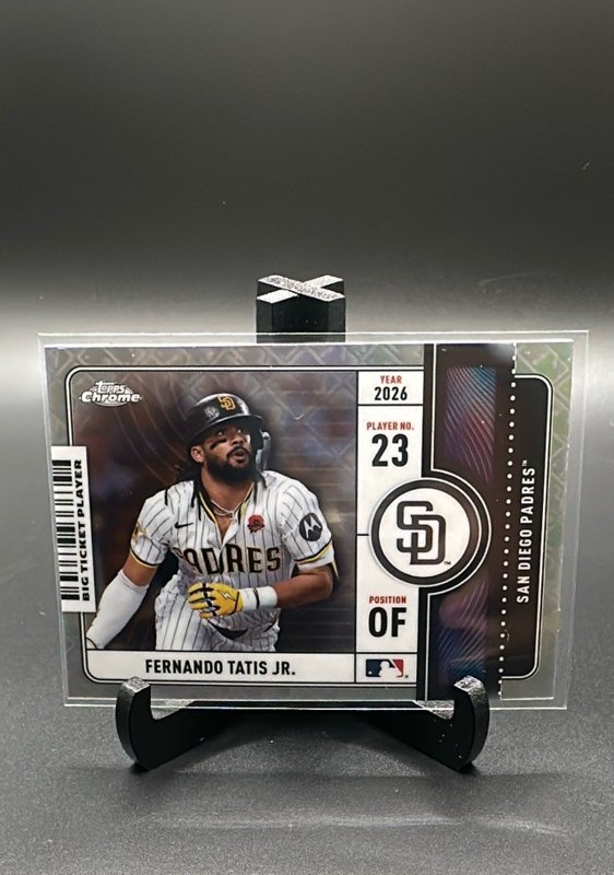 2026 Topps Chrome Fernando Tatis Jr. Big Ticket Players Logofractor