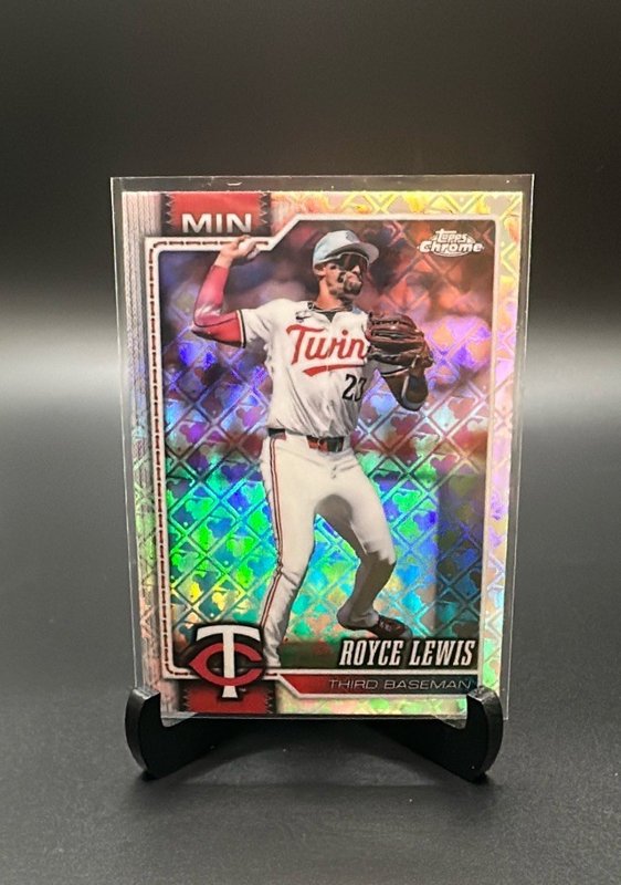 2026 Topps Chrome Logofractor Edition #151 Royce Lewis