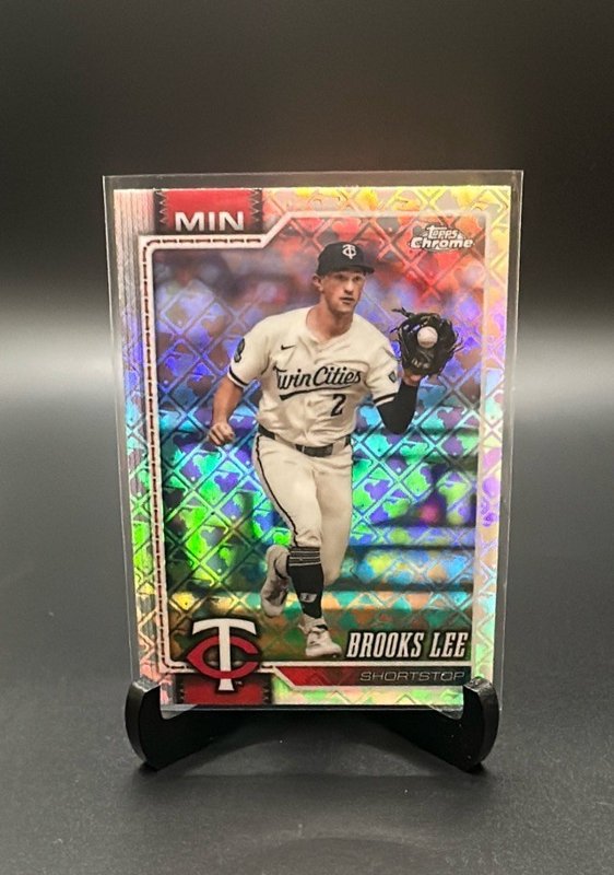 2026 Topps Chrome Logofractor Edition #179 Brooks Lee