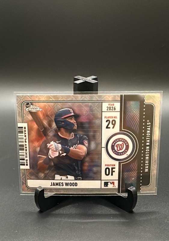 2026 Topps Chrome James Wood Big Ticket Players Logofractor