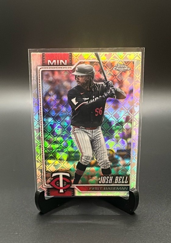 2026 Topps Chrome Logofractor Edition #24 Josh Bell