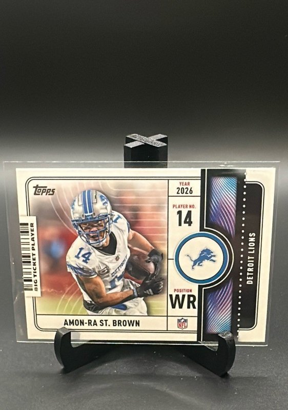 2026 Topps Flagship #BTP-14 Amon-Ra St. Brown Big Ticket Players