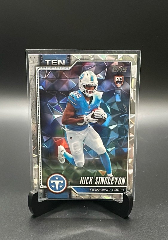 2026 Topps Flagship #314 Nick Singleton Diamante Foil