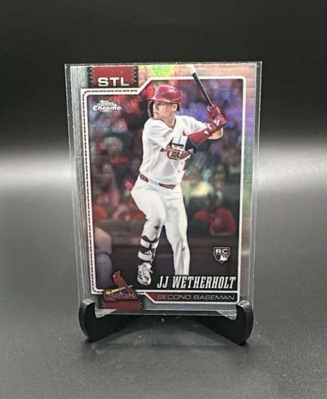 Topps Chrome JJ Wetherholt RC Rookie #119 2026 St. Louis Cardinals