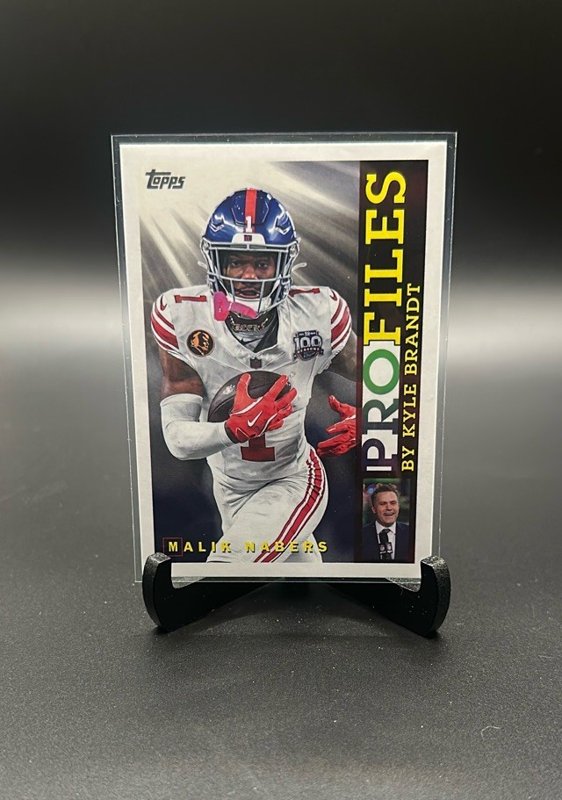 2026 Topps Flagship #TP-3 Malik Nabers Topps Profiles