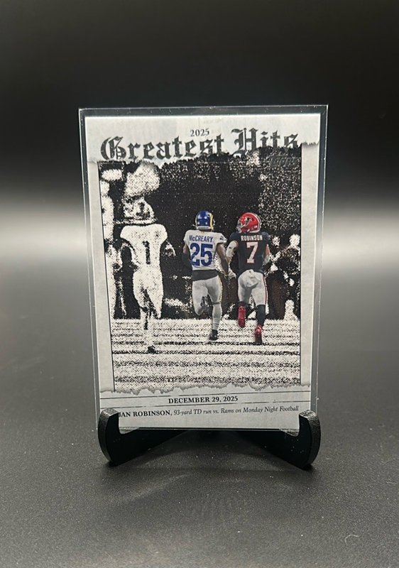 2026 Topps Flagship #25GH-BR Bijan Robinson 2025 Greatest Hits