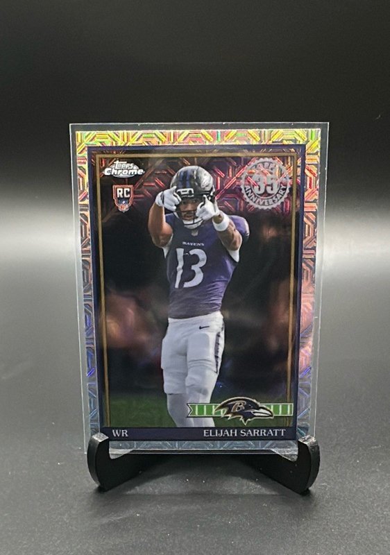 2026 Topps Flagship #91TR-29 Elijah Sarratt 1991 Topps Football Rookies