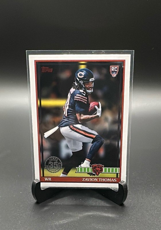 2026 Topps Flagship #91TR-17 Zavion Thomas 1991 Topps Football Rookies