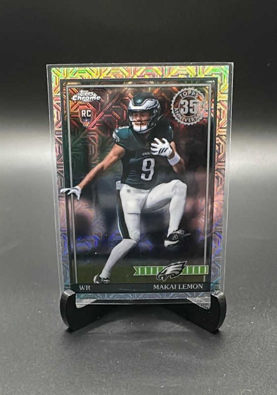 Makai Lemon 2026 Topps Flagship Football Rookies Crackle #91TR-19 RC