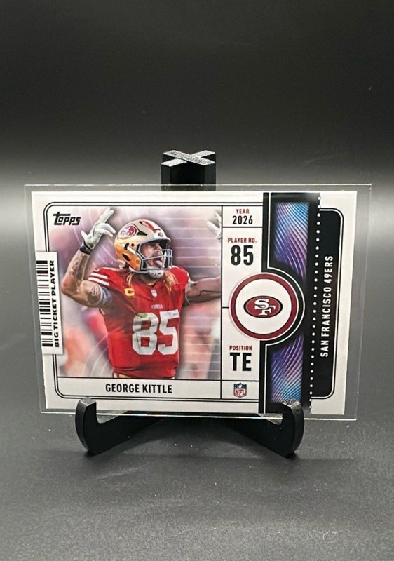 2026 Topps Flagship #BTP-20 George Kittle Big Ticket Players