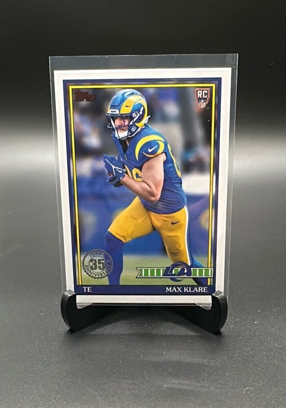 2026 Topps Flagship #91TR-41 Max Klare 1991 Topps Football Rookies