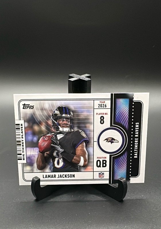 2026 Topps Flagship #BTP-6 Lamar Jackson Big Ticket Players