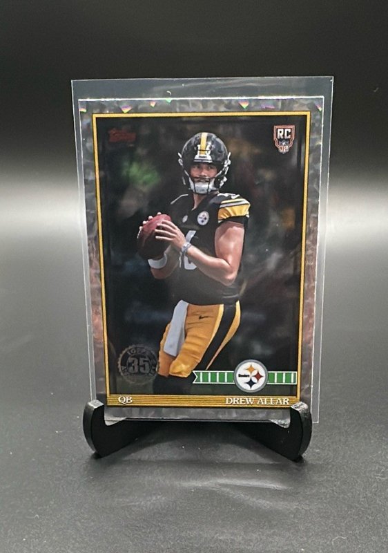 2026 Topps Flagship #91TR-4 Drew Allar 1991 Topps Football Rookies Crackle