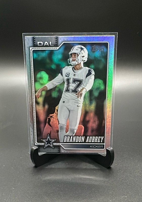 2026 Topps Flagship #52 Brandon Aubrey Rainbow Foil