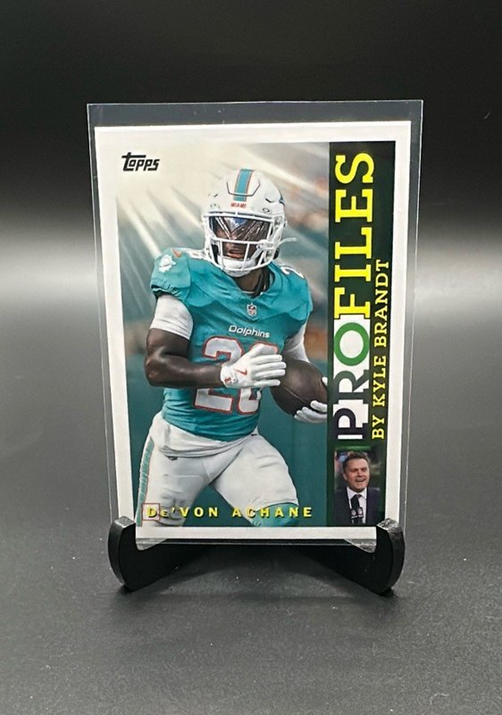 2026 Topps Flagship #TP-6 De'Von Achane Topps Profiles