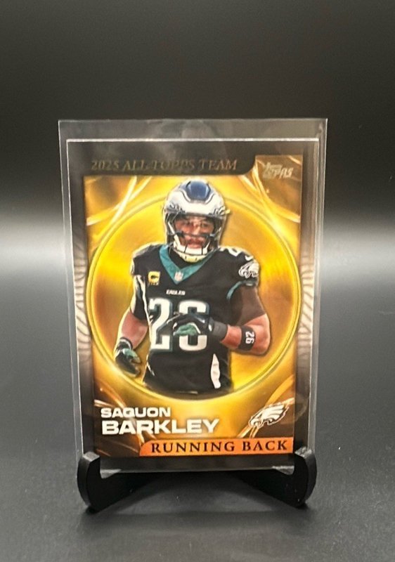 2026 Topps Flagship #25ATT-19 Saquon Barkley 2025 All Topps Team