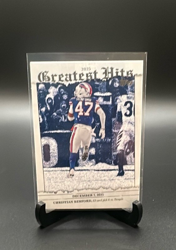2026 Topps Flagship #25GH-CB Christian Benford 2025 Greatest Hits