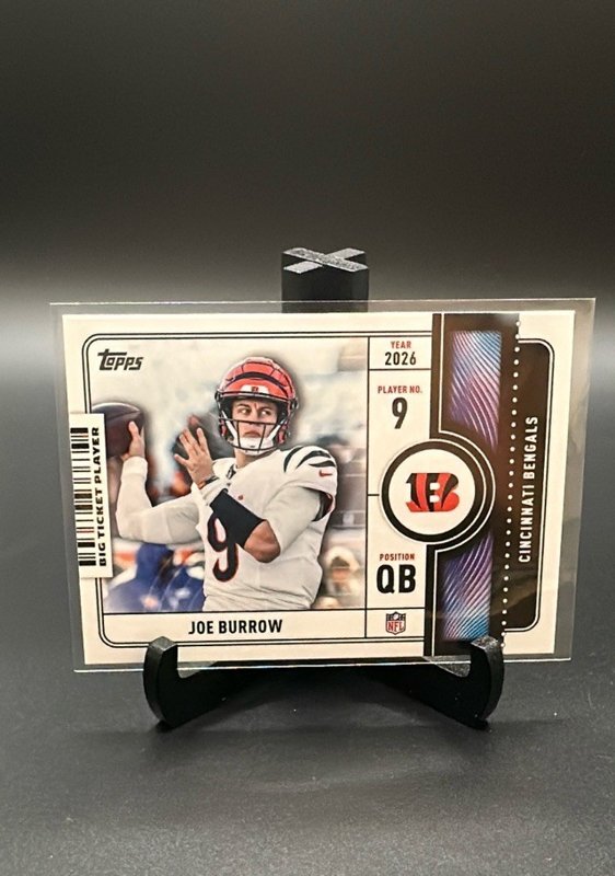 2026 Topps Flagship #BTP-8 Joe Burrow Big Ticket Players