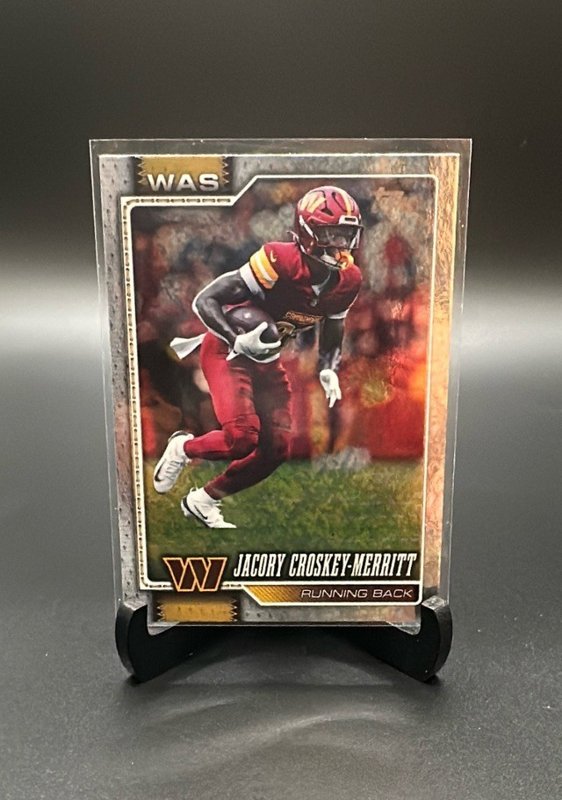 2026 Topps Flagship #197 Jacory Croskey-Merritt Holo Foil