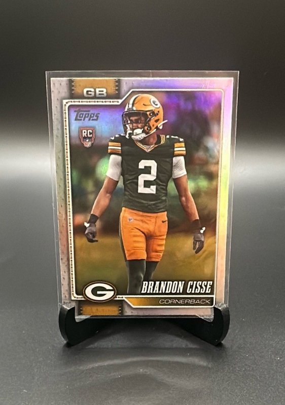 2026 Topps Flagship #375 Brandon Cisse Rainbow Foil