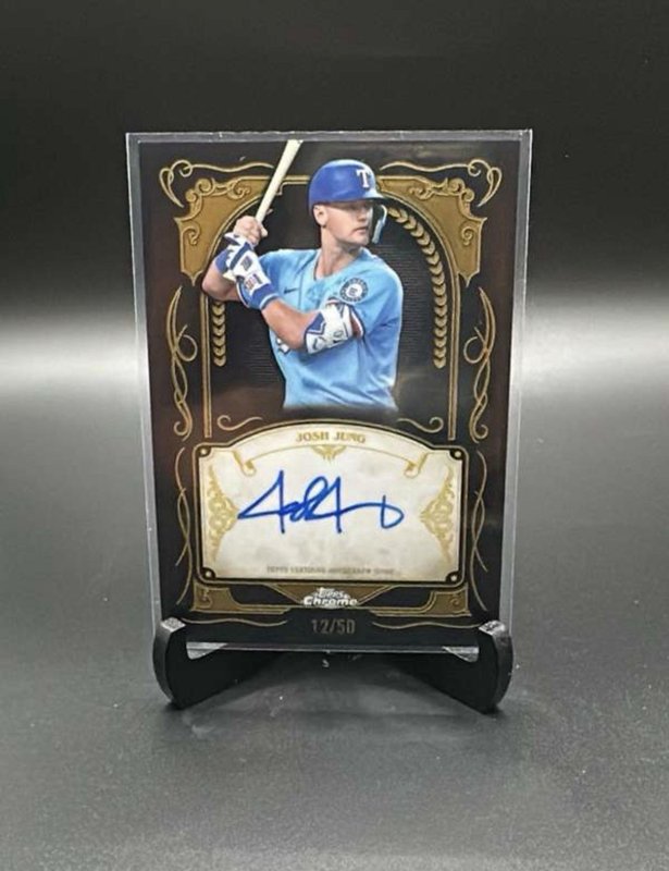2026 Topps Chrome Josh Jung INK STROKES Gold SSP On Card Auto /50 (1:2,347)