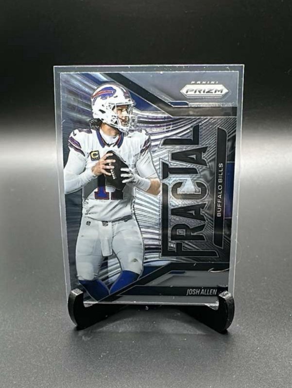 Panini 2025 Prizm Football Josh Allen Buffalo Bills Fractal Insert #14