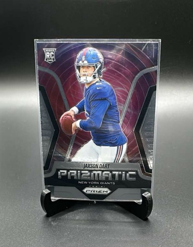 2025 Panini Prizm #6 Jaxson Dart Prizmatic New York Giants