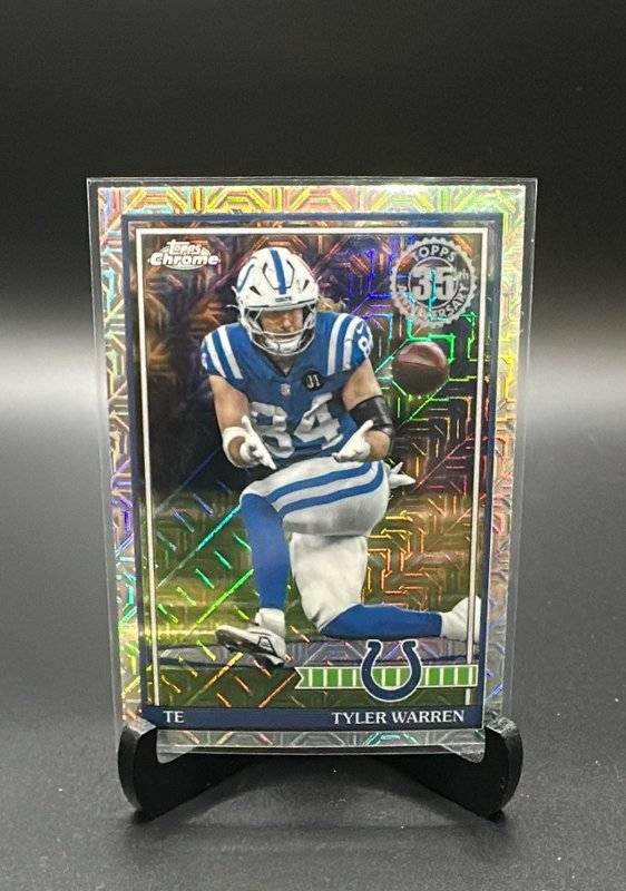 2026 Topps Flagship #91TC-48 Tyler Warren 1991 Topps Football Chrome