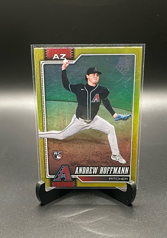 Andrew Hoffmann 2026 Topps Yellow Holo Foil #696 /399 RC