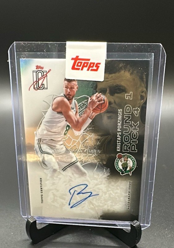 2025-26 Topps #VCC-KP Kristaps Porzingis Veteran Class Chrome Autographs
